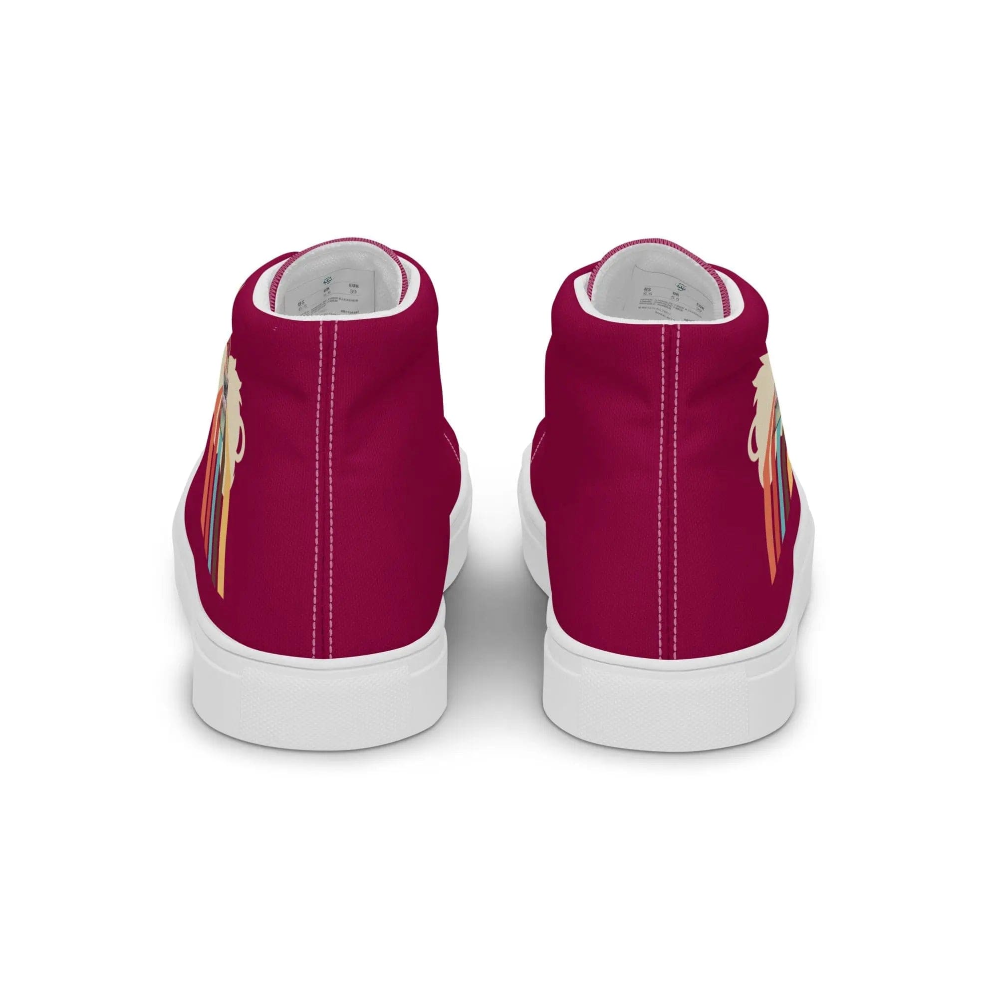 80's Revival: Modern Aesthetics. Arcade. Male High top canvas. - Pair Of Monkeys