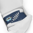 80's Revival: Modern Aesthetics. Turntable. Male High top canvas. - Pair Of Monkeys