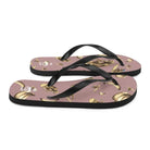 Artistic Fusion: Original Patterned  Design. Flip Flops. Surf Monkey - Pair Of Monkeys