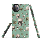 Artistic Fusion: Original Patterned Design. MagSafe iPhone Case. Skulls. P2 - Pair Of Monkeys
