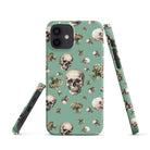 Artistic Fusion: Original Patterned Design. MagSafe iPhone Case. Skulls. P2 - Pair Of Monkeys