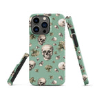 Artistic Fusion: Original Patterned Design. MagSafe iPhone Case. Skulls. P2 - Pair Of Monkeys