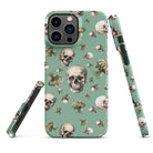 Artistic Fusion: Original Patterned Design. MagSafe iPhone Case. Skulls. P2 - Pair Of Monkeys