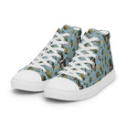 Artistic Fusion: Original patterned design. Pineapple Monkey. Men’s high top. - Pair Of Monkeys