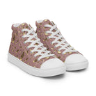 Artistic Fusion: Original patterned design. Surf Monkey. Men’s high top. - Pair Of Monkeys