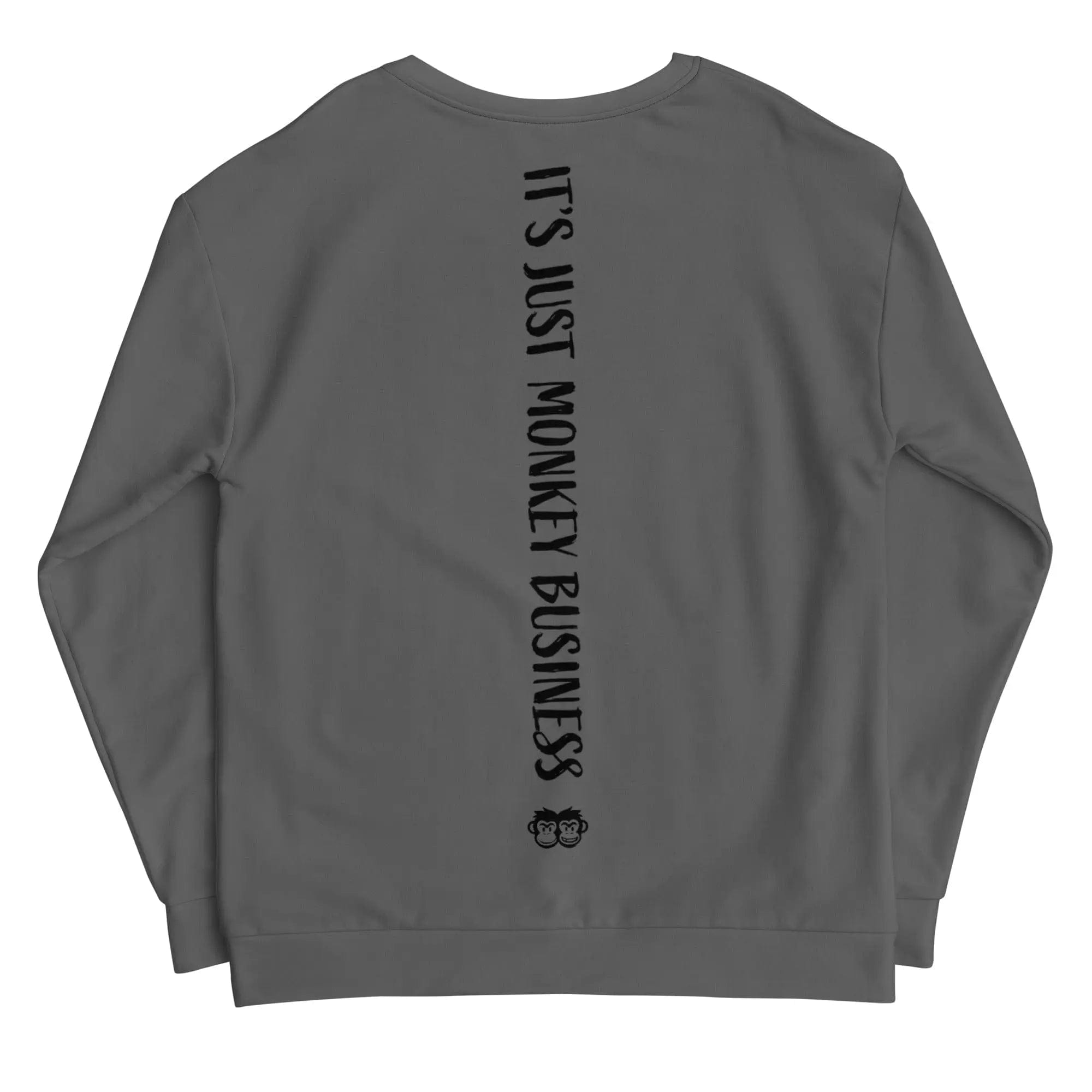 POM Mantra: Modern Aesthetics. Front / Back Design. Printed Sweatshirt - Pair Of Monkeys