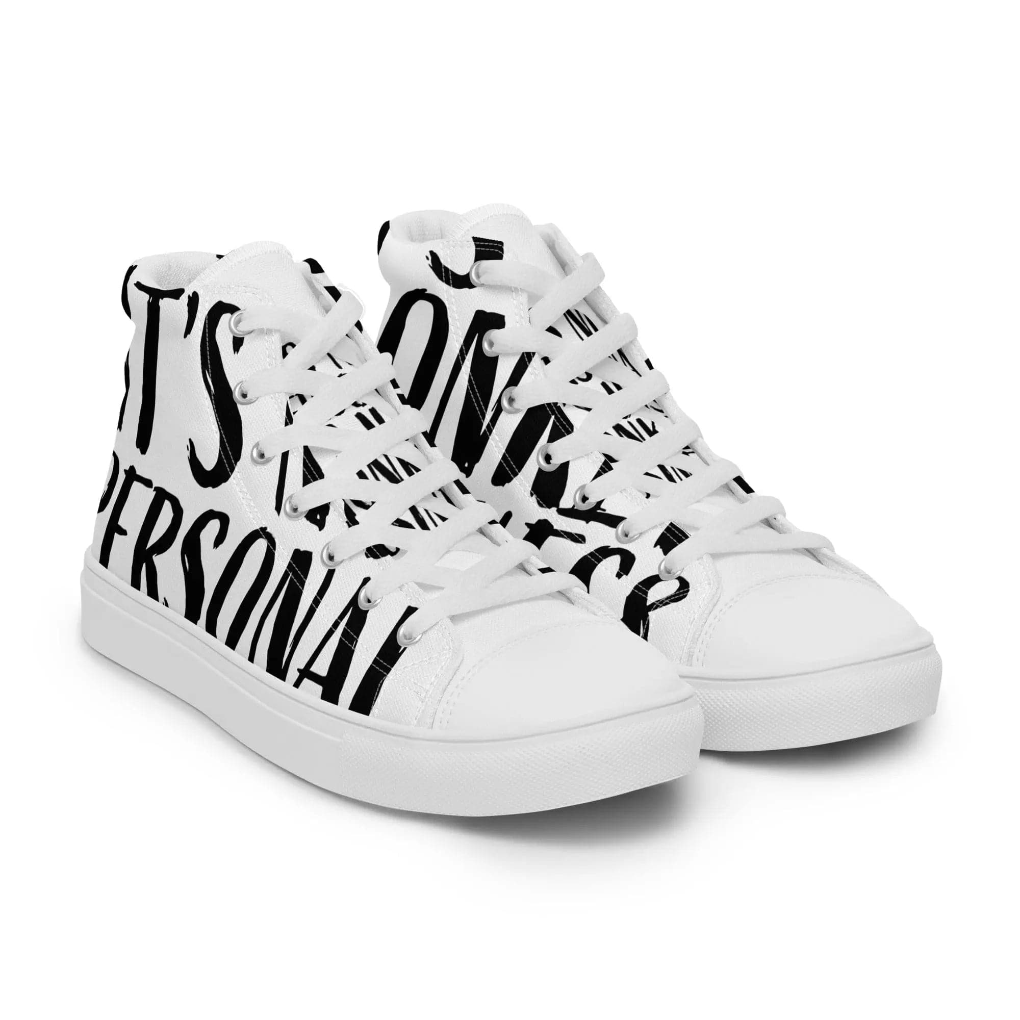 It's not personal. It's just monkey business. Men’s high top. - Pair Of Monkeys