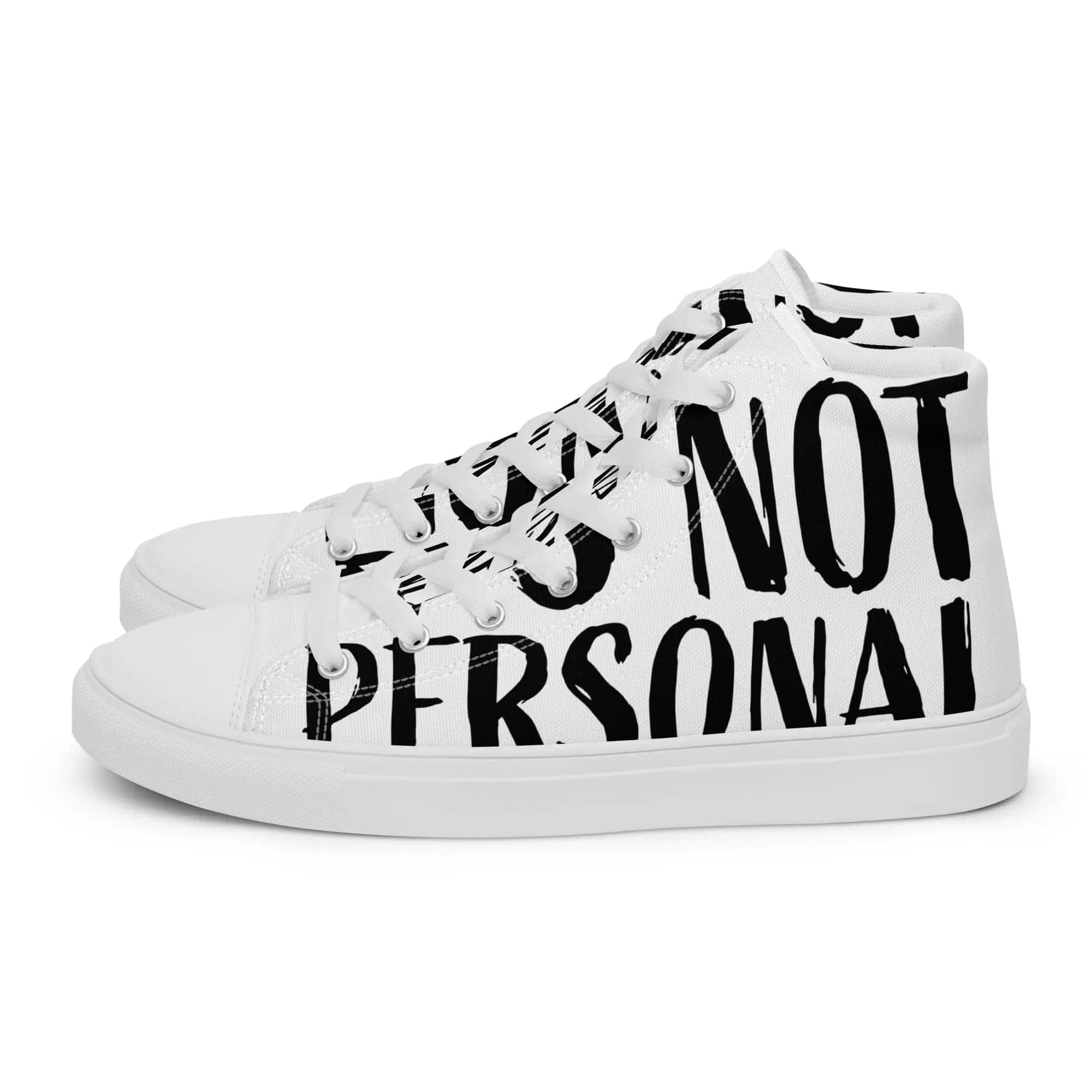 It's not personal. It's just monkey business. Men’s high top. - Pair Of Monkeys