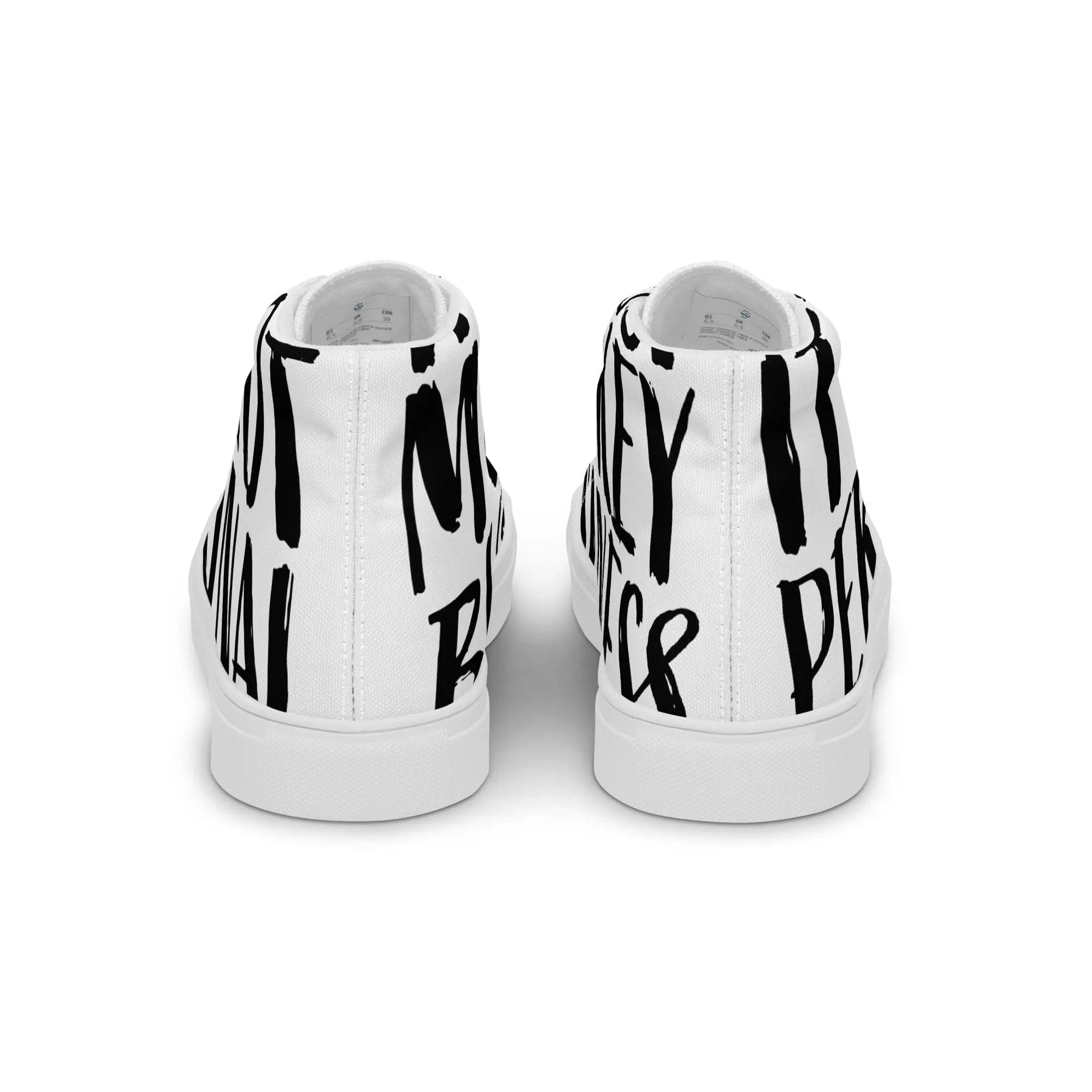 It's not personal. It's just monkey business. Men’s high top. - Pair Of Monkeys