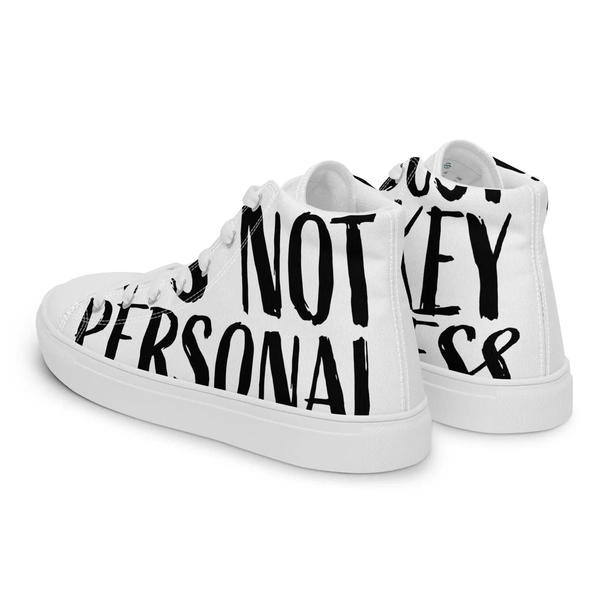 It's not personal. It's just monkey business. Men’s high top. - Pair Of Monkeys