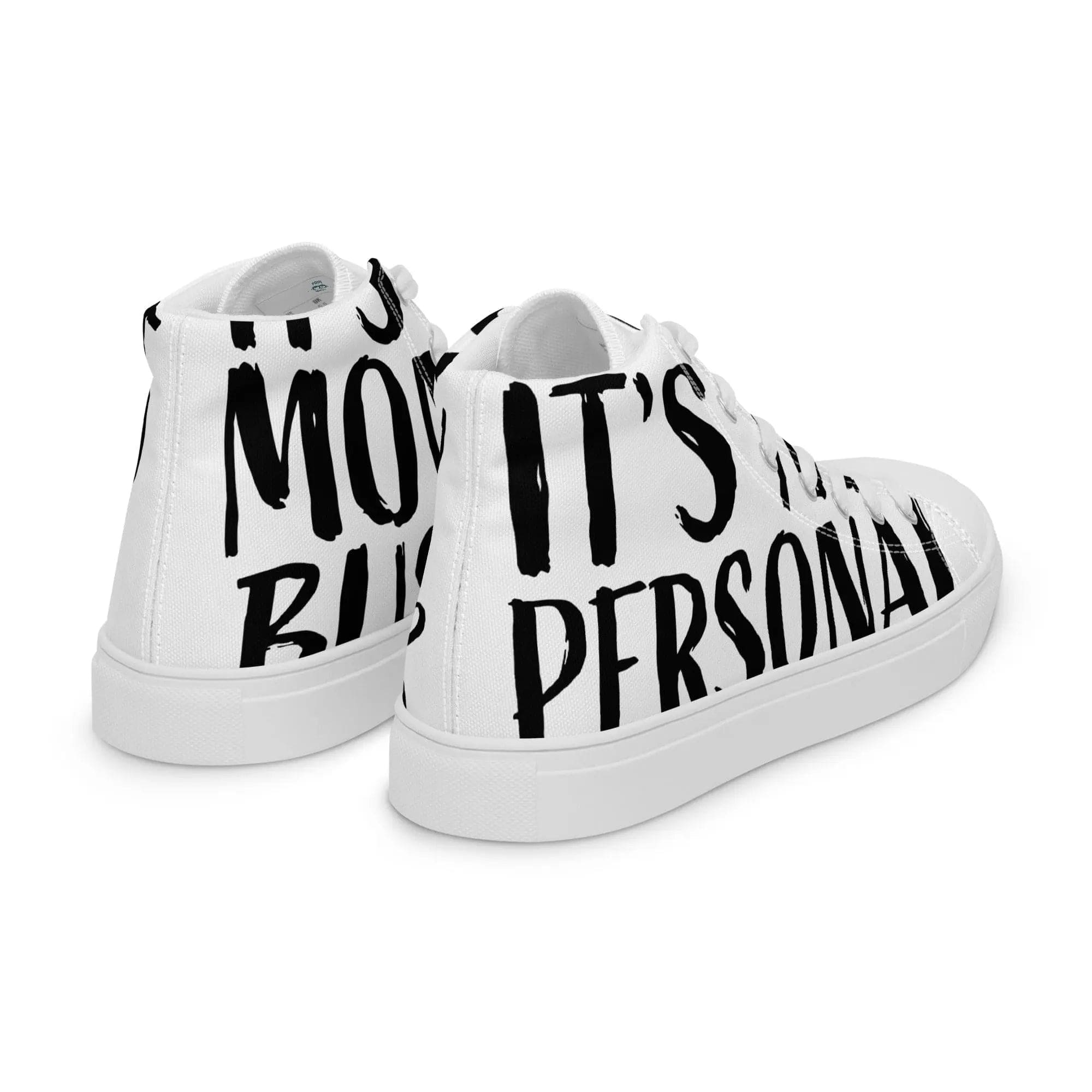 It's not personal. It's just monkey business. Men’s high top. - Pair Of Monkeys
