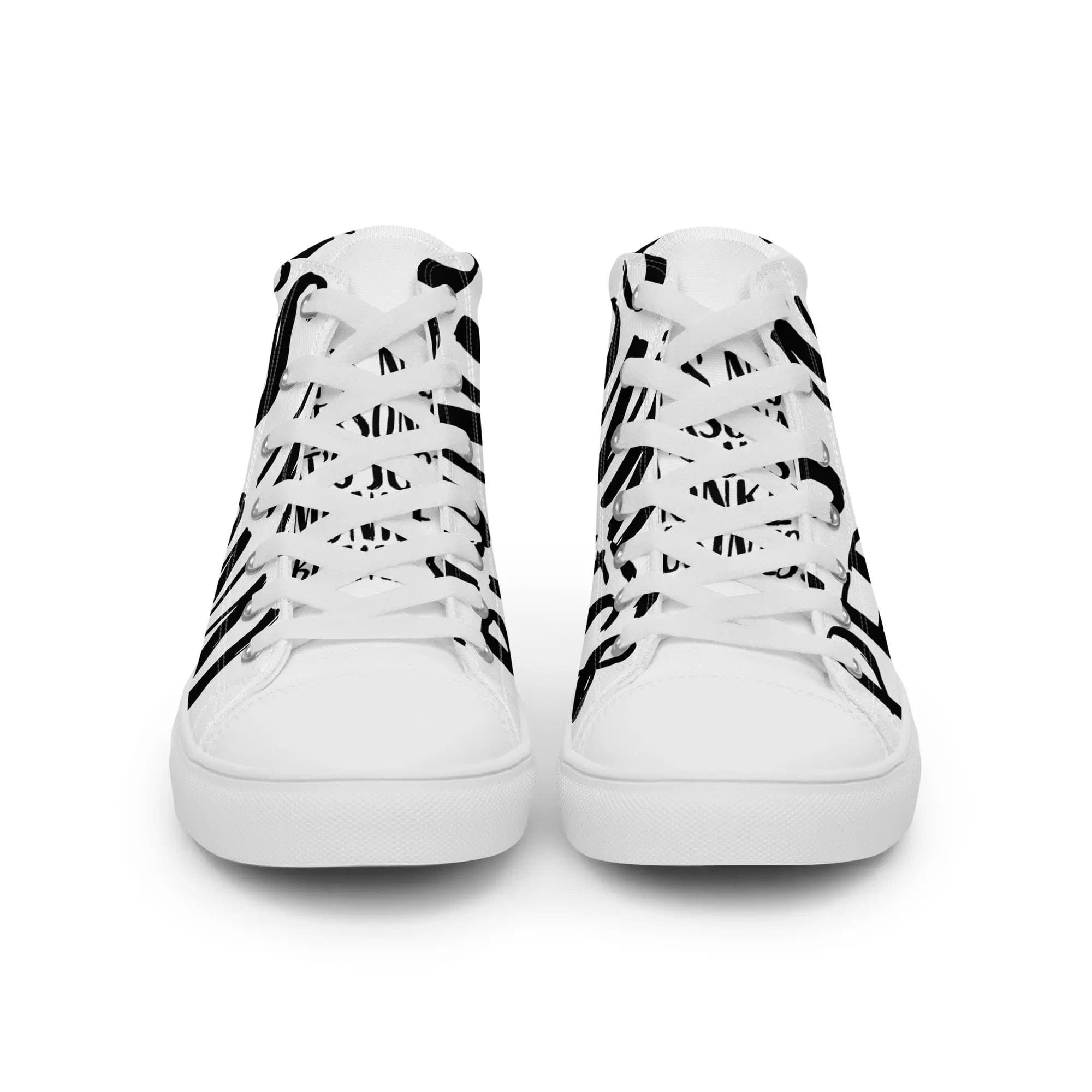 It's not personal. It's just monkey business. Men’s high top. - Pair Of Monkeys