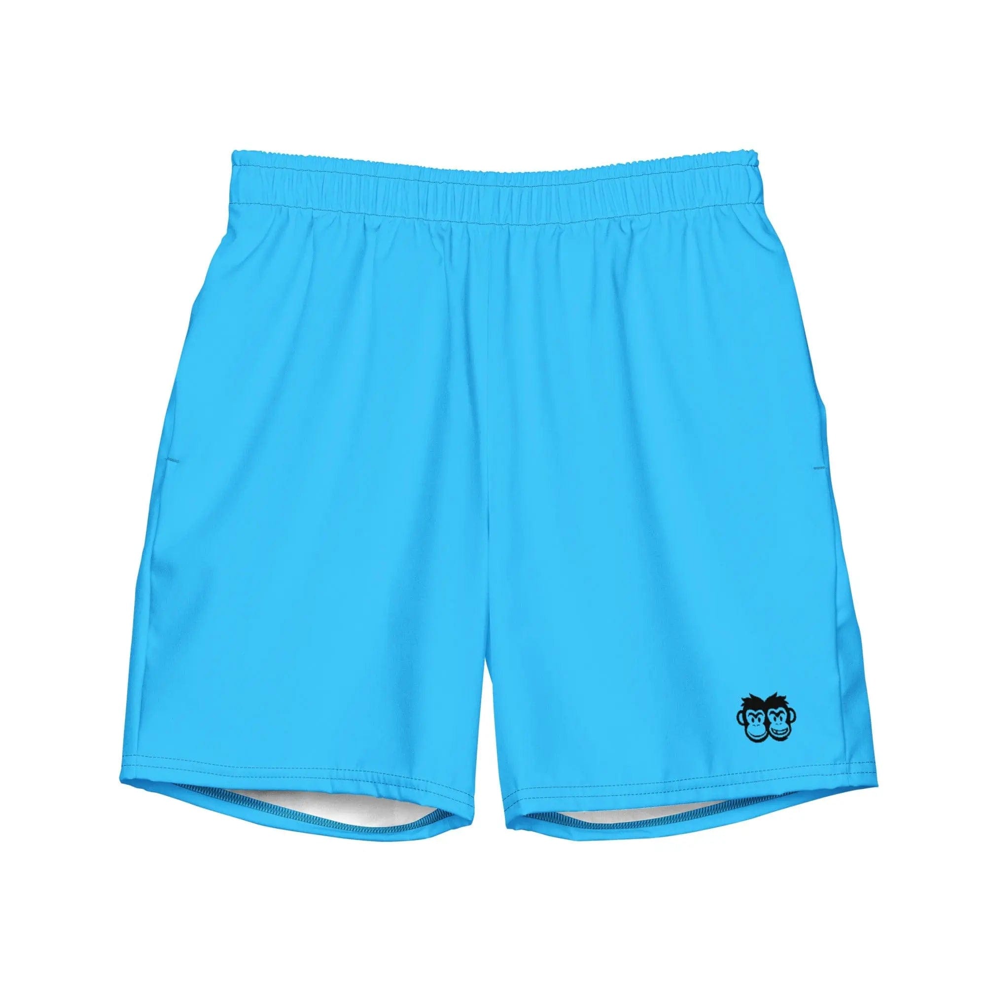 MB: Men's swim trunks - Sky Blue - Pair Of Monkeys