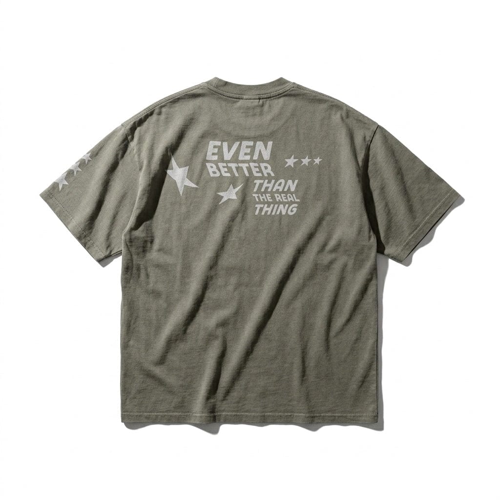 PØM ORIGINS — Boxy Oversized T-Shirt | 330gsm Cotton Pair Of Monkeys