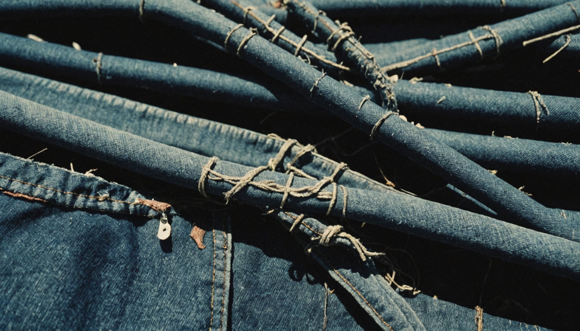 Deconstructed Denim Archaeology