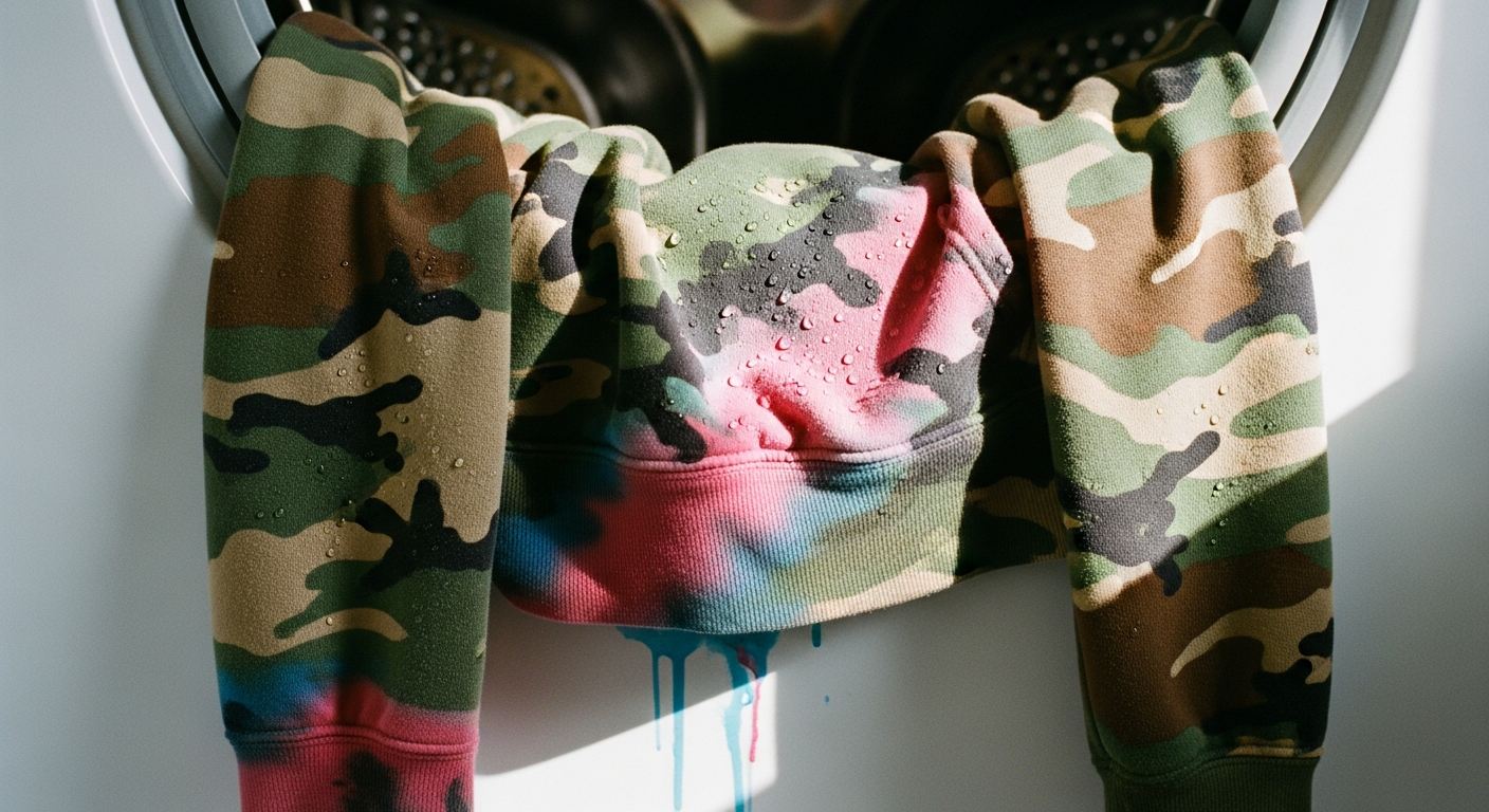 Bright Camo Is Back—But Only If the Fabric Can Handle Bold Dye Without Bleeding or Fading