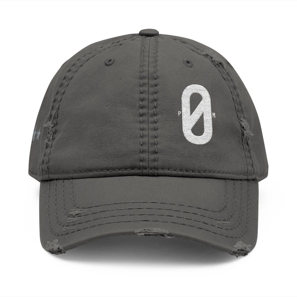 PØM ORIGINS — Distressed Dad Hat [005] | Unstructured Cotton Twill Pair Of Monkeys