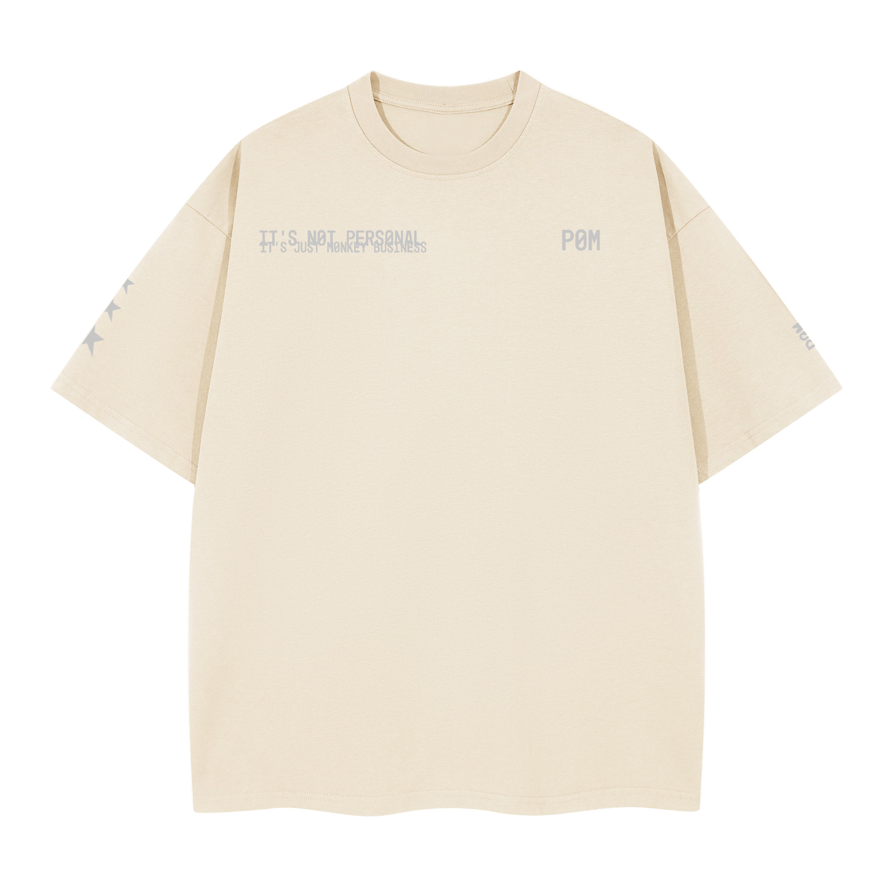 Unisex Boxy T-shirt(280GSM) Pair Of Monkeys