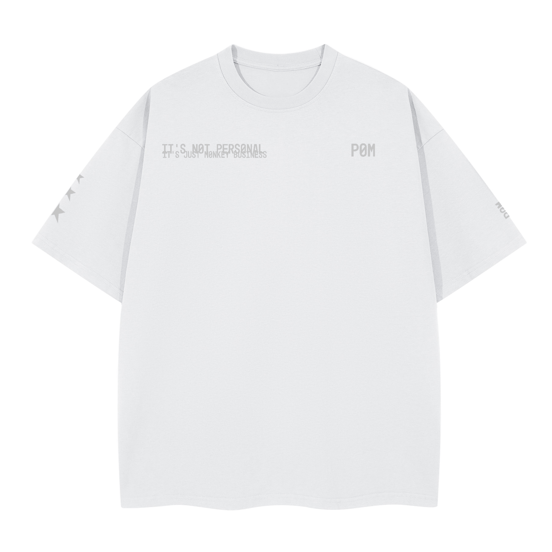 Unisex Boxy T-shirt(280GSM) Pair Of Monkeys