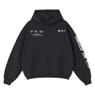 Unisex Cropped Drop Shoulder Heavyweight Oversized Hoodie(460GSM) Pair Of Monkeys