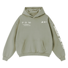 Unisex Cropped Drop Shoulder Heavyweight Oversized Hoodie(460GSM) Pair Of Monkeys