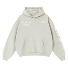 Unisex Cropped Drop Shoulder Heavyweight Oversized Hoodie(460GSM) Pair Of Monkeys