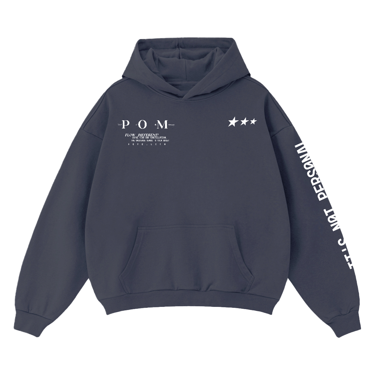 Unisex Cropped Drop Shoulder Heavyweight Oversized Hoodie(460GSM) Pair Of Monkeys