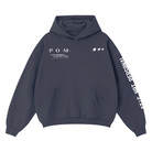 Unisex Cropped Drop Shoulder Heavyweight Oversized Hoodie(460GSM) Pair Of Monkeys