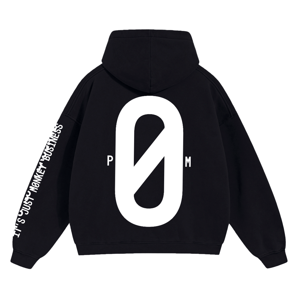 POM ESSENTIALS - Heavyweight Oversized Hoodie – Unisex Streetwear Pair Of Monkeys