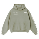 Unisex Cropped Drop Shoulder Heavyweight Oversized Hoodie(460GSM) Pair Of Monkeys