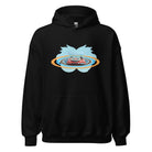 80's Revival: Modern Aesthetics. Graphic Hoodie. Turntable. P2 - Pair Of Monkeys