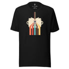 80's Revival: Modern Aesthetics. Graphic T-shirt. Arcade. Front Design. P2 - Pair Of Monkeys