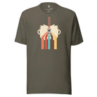 80's Revival: Modern Aesthetics. Graphic T-shirt. Arcade. Front Design. P2 - Pair Of Monkeys