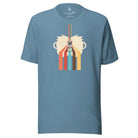 80's Revival: Modern Aesthetics. Graphic T-shirt. Arcade. Front Design. P2 - Pair Of Monkeys