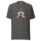 80's Revival: Modern Aesthetics. Graphic T-shirt. Boombox. Front Design. P2 - Pair Of Monkeys