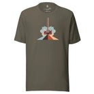 80's Revival: Modern Aesthetics. Graphic T-shirt. Boombox. Front Design. P2 - Pair Of Monkeys