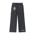 Snow Washed Tape Raw Edge Sweatpants ODMPOD