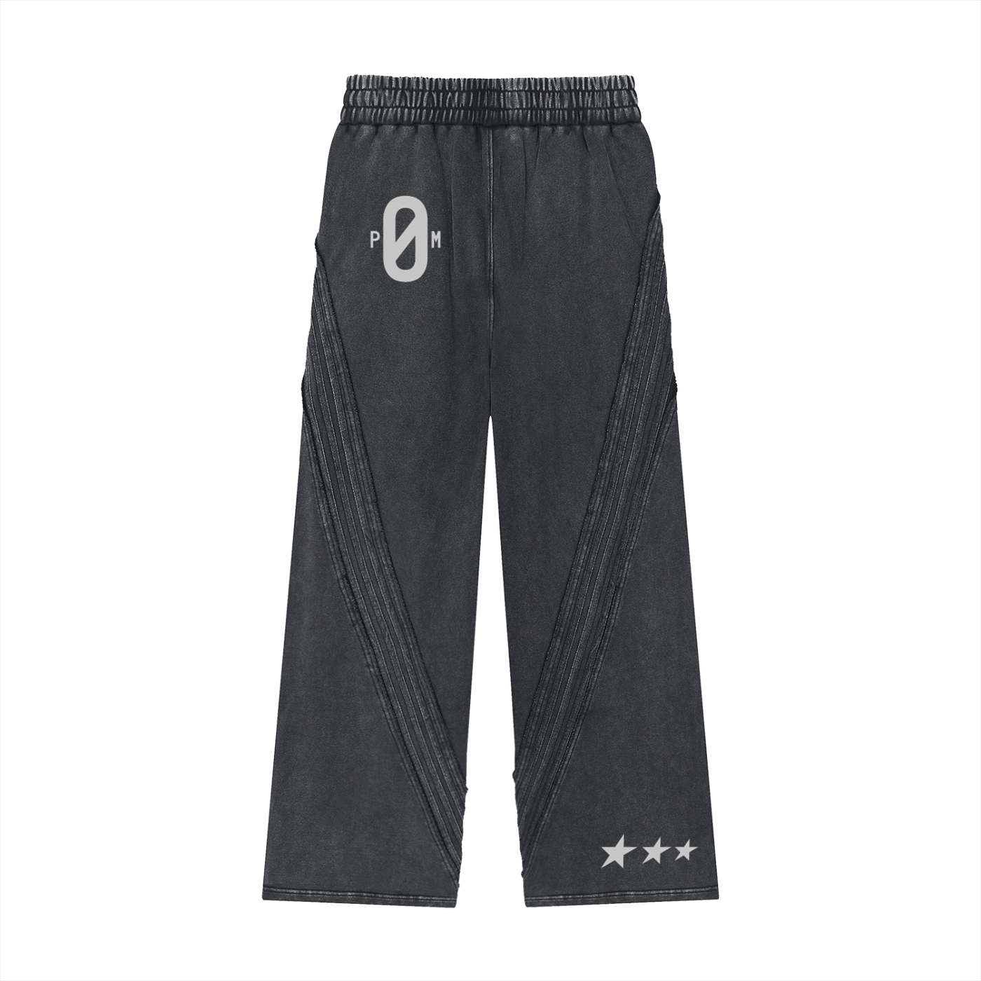 Snow Washed Tape Raw Edge Sweatpants ODMPOD