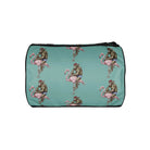 Artistic Fusion: Original Patterned Designs. Gym Bag - Flamingo & Monkey. - Pair Of Monkeys