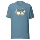 Artistic Fusion: Original Patterned  Designs. T-shirt. Cubes 1. P2 - Pair Of Monkeys