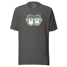 Artistic Fusion: Original Patterned  Designs. T-shirt. Cubes 1. P2 - Pair Of Monkeys