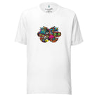 Artistic Fusion: Original Patterned  Designs. T-shirt. Graffiti - Pair Of Monkeys