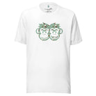 Artistic Fusion: Original Patterned  Designs. T-shirt. Skulls. P2 - Pair Of Monkeys