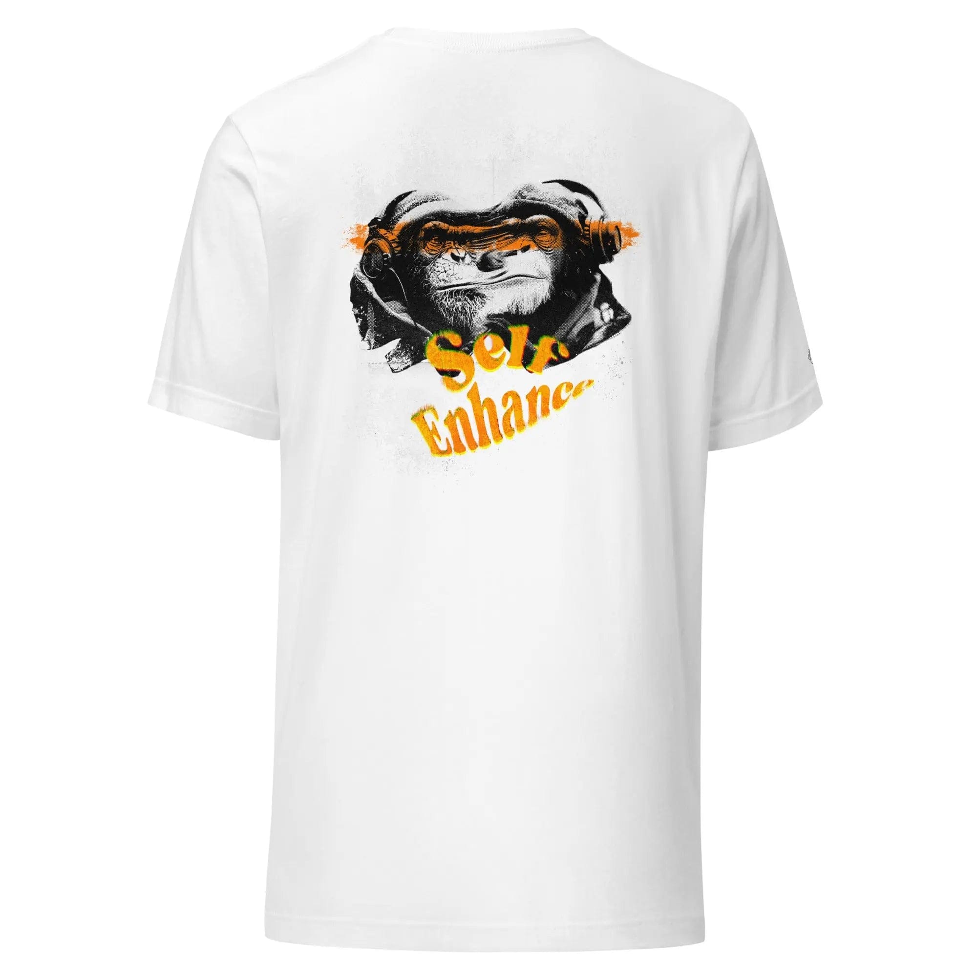 Self Enhance: Modern Aesthetics. Graphic t-shirt. Front / Back Design. - Pair Of Monkeys