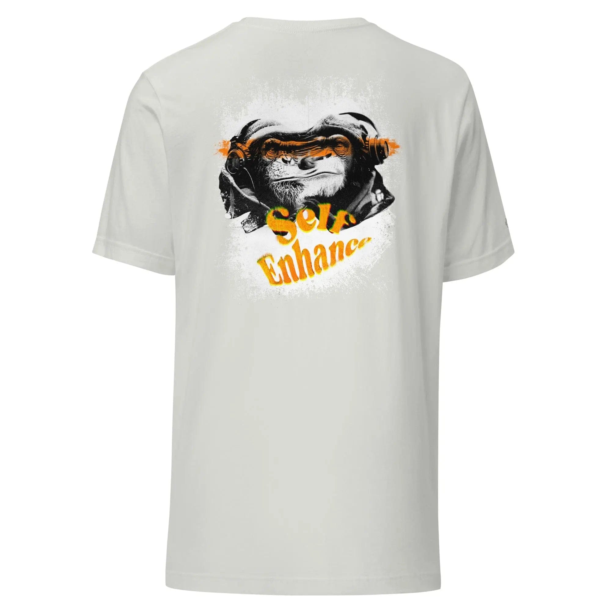 Self Enhance: Modern Aesthetics. Graphic t-shirt. Front / Back Design. - Pair Of Monkeys