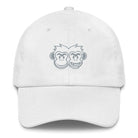 Dad hat: Outline Monkey - Pair Of Monkeys