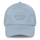 Dad hat: Outline Monkey - Pair Of Monkeys