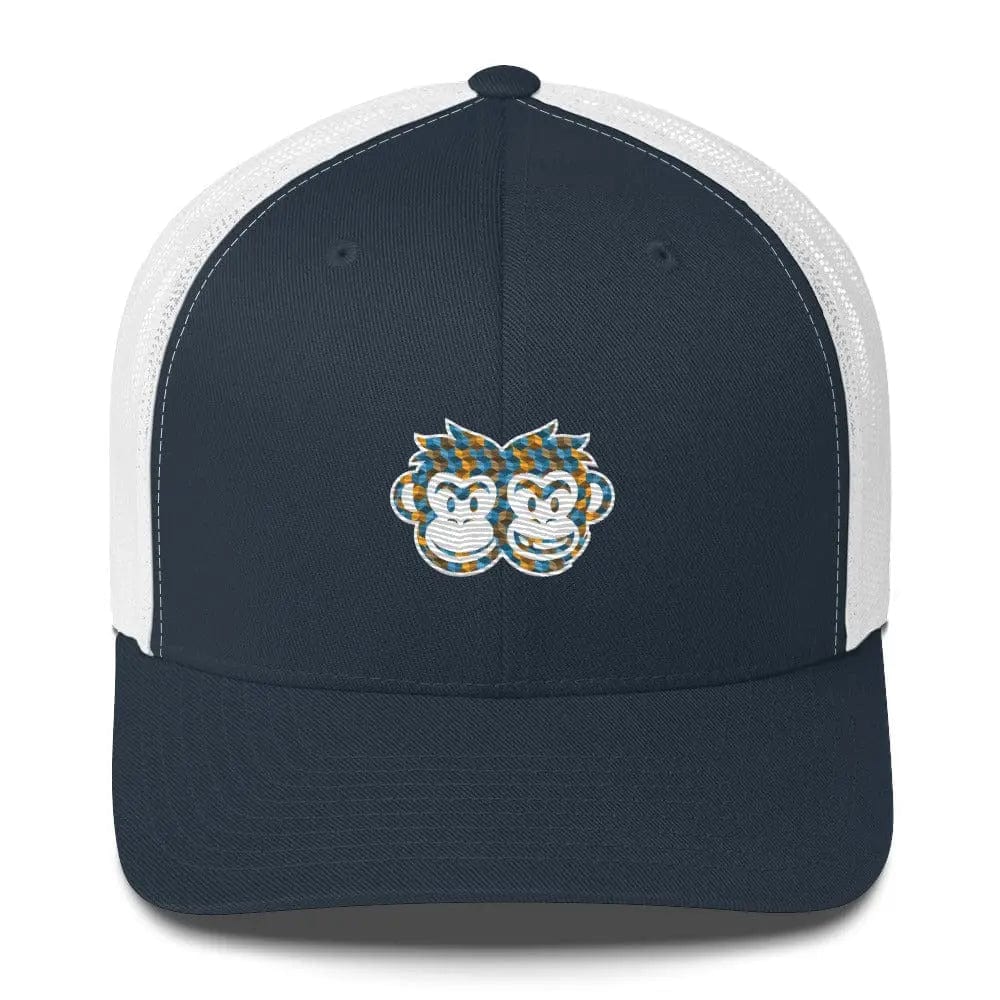 Trucker Cap: Cubes 1 - Pair Of Monkeys