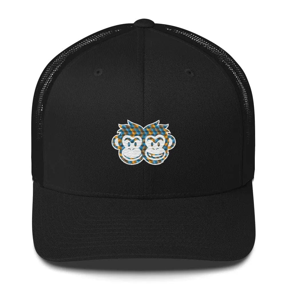 Trucker Cap: Cubes 1 - Pair Of Monkeys