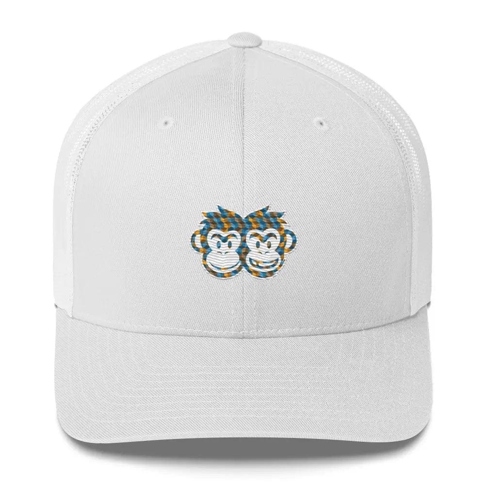 Trucker Cap: Cubes 1 - Pair Of Monkeys